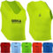 OMKA 10 Stück Fußball Leibchen Trainingsleibchen Markierungshemd Fußballleibchen für Kinder Jugend und Erwachsene, Farbe:Gelb, Bibs:Senior (L)