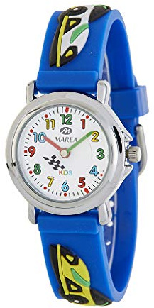 Marea Unisex Analog Quarz Uhr mit Silikon Armband B37007/12