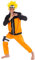 Chaks Naruto-Kostüm für Herren Anime-Kostüm orange-schwarz S