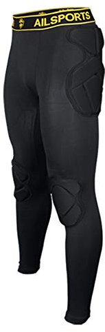 SHINESTONE Herren Sport Soccer Lange Hose Crashproof Männer Torwart Torwart Torwart Gepolsterte Hose(L)