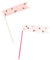 Unique 84941 Birthday Flag Cupcake Toppers | Glittery Rosegold | 6 Pcs, Happy, Rose Gold, 6 Count (Pack of 1)