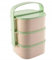 Torre de contenedor de alimentos de 3 capas. fiambrera Apto para microondas, congelador y lavavajillas