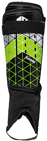 Franklin Sports Field Master Soccer Shin Guard - Black/Optic - Medium