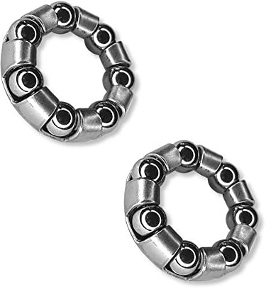 Cyclingcolors 2 x Kugellager, 7 Kugeln, 6,35 mm, Rad, MTB, City, Vintage BMX