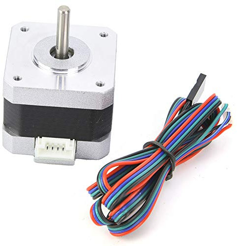 DC4.0V 1.2A 1.8 ° Schrittwinkel-Schrittmotor, 34 mm Höhe Stabile Leistung Nema 17 Bipolarer Schrittmotor für 3D-Drucker-CNC