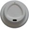 Pack of 100 Disposable 100% Biodegradable Eco-Friendly Bagasse White Coffee Cup Sip Lids - to Fit 8oz or 12oz-16oz Paper Coffee Cups (Large to Fit 12oz-16oz Cups)