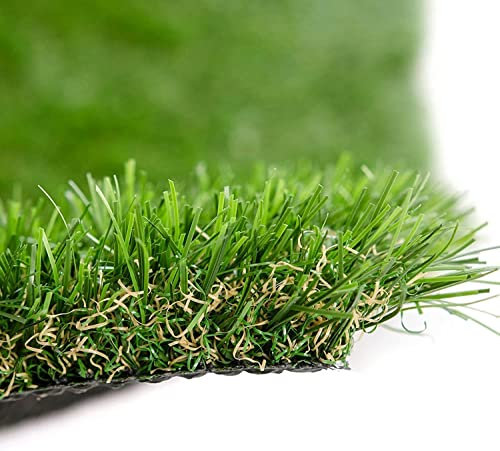 Premium Kunstrasen Nantes | Rasenteppich | Rollrasen | Polhöhe: 40 mm | Robust & UV-stabil | Kunststoffrasen | Garten-Rasen | Rasen für Balkon, Terrasse & Garten (100 x 400 cm)