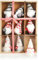 COM-FOUR® 9X Premium Weihnachtsmann-Anhänger für den Weihnachtsbaum, schwedisch-skandinavische Deko-Trolle, Christbaum-Figuren Anhänger als Baumbehang, Weihnachtsschmuck