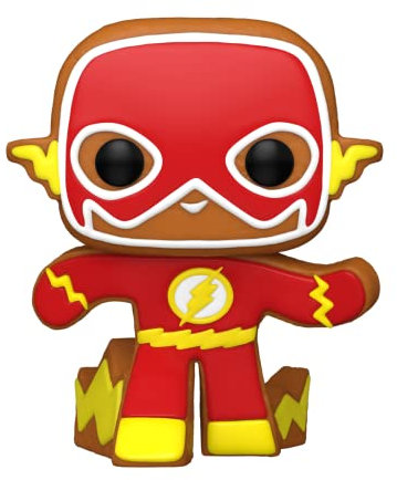 Funko POP! Heroes: DC Holiday - the Flash - Gingerbread - DC Comics - Collectable Vinyl Figure - Gift Idea - Official Merchandise - Toys for Kids & Adults - Comic Books Fans