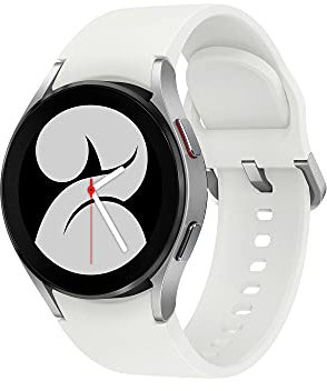 Samsung Galaxy Watch4 Smart Watch, Health Monitoring, Fitness Tracker, Long Lasting Battery, 4G, 40mm, Silver (UK Version) (Renewed)