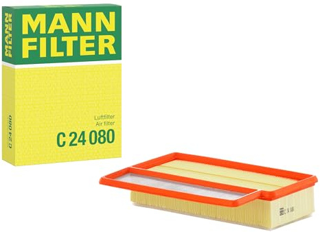 MANN-FILTER, C 24 080 Luftfilter | Für PKW, Saubere Luftzufuhr, Langlebiges Filtermedium, Passgenaues Design, Echte OE-Technologie