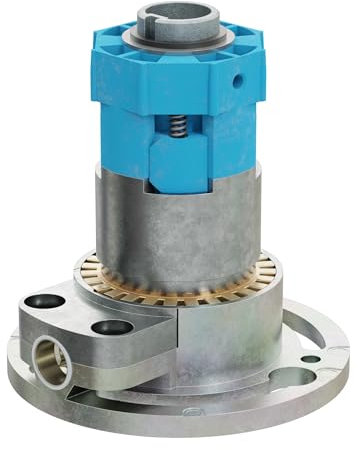 DIWARO® K019 Rolladengetriebe 3:1 Links | Antrieb 6mm Innenvierkant | Kurbelgetriebe, Kegelradgetriebe für SW 40 achtkant Stahlwelle im Rolladenkasten