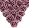 IPOPU Lot de 25 roses artificielles en mousse à paillettes avec tiges pour bouquet de mariage à composer soi-même, décoration de fête et maison, or rose