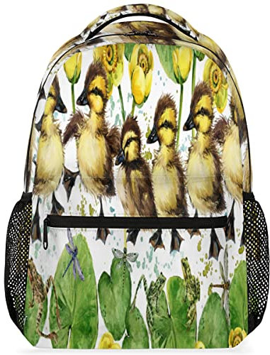 Ugly Duckling Laptop Rucksack Reisetasche Basic Durable Daypack Große Kapazität Reise Essentials Zubehör für Männer Frauen Erwachsene, Hässliches Entlein, Hässliches Entlein