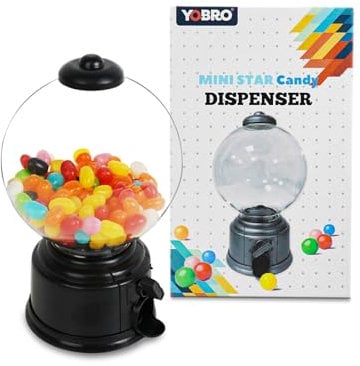 YOBRO Mini Candy Dispenser,Cute Candy Machine for Desktop, Funny Creativity for Candy Gift Box for friends for Chocolate Snack Box