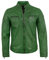 Jilani - Herren Echtleder Lederjacke Lammnappa grün Größe 54