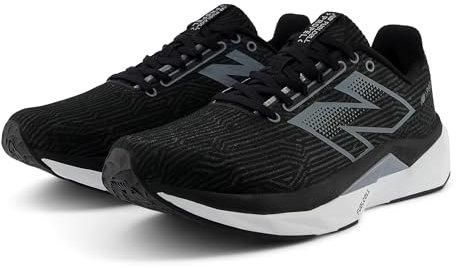 New Balance Herren FuelCell Propel V5 Laufschuh, Black/White/Steel, 47.5 EU