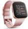 Strap for Fitbit Versa 2 Straps/Fitbit Versa Strap/Fitbit Versa Lite Strap for Women Men, Silicone Sport Classic Replacement Straps Compatible with Fitbit Versa Lite/Fitbit Versa 2(S,Rose Gold)