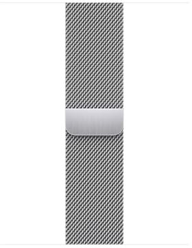 Apple Watch Band - Milanaise Armband - 41 mm - Silber - Regular