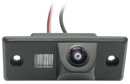 AHD 720P Auto Rückfahrkamera für VW Golf Passat Tiguan Touran Polo Touareg, Skoda Octavia Superb Fabia, Cayenne Panamera Cayman, Seat ab2005 170 Grad Fischaugen Objektiv Auto-Rückfahrkamera