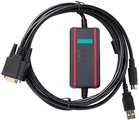 MIFANI Cable de Red Ethernet, Cable PLC Cable PLC USB-1761-1747-CP3 Cable de programación de PLC Serie AB MicroLogix1000/1200/1400/1500