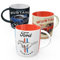 Nostalgic-Art Retro Kaffee-Becher (3er-Set), 330 ml, Ford Mustang Set 1 – Geschenk-Idee für Ford-Zubehör Fans, Original Lizenzprodukt (OLP), Keramik-Tasse, Vintage Design