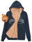 UMIPUBO Felpa Donna con Cappuccio Invernale Giacca Felpe con Zip Foderata in Pile Calda Maniche Lunghe Casual Los Angeles Hoodie Sweatshirt con Tasche Cappotto in Pile Cerniera (Marina Militare, L)