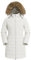 Pioneer Camp Wintermantel Damen Lang Warm Steppmantel Wasserdicht Winterjacke Mantel Damen Winter mit Abnehmbarer Kunstpelzkragen Brillantes Weiß S