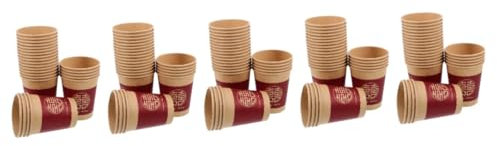 JECOMPRIS 250 Pz tazza felice bicchieri di carta per matrimoni Tazza per bevande Tazza di carta per ricevimento matrimonio Tazza di carta per matrimoni romantici tazze per bevande monouso