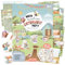Papierdrachen Mein kreatives Osterhasenwelt Heft - 4-in-1 Stickerheft - 24 Seiten - Malen - Spiele - Rätsel - über 100 Sticker - für Ostern - Set 01