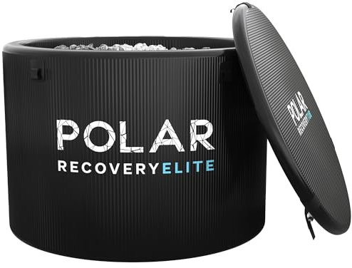 Polar Recovery Tub / 370L Portable Ice Bath for Cold Water Therapy Training/An Ice BathTub for Athletes - Adult Spa for Ice Baths and Soaking - Outdoor Cold Plunge Tub (Elite)