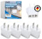 4 Stück Steckdosenadapter USA/Japan/Kanada/Mexiko/Thailand - Reiseadapter Typ A - Reisestecker - Universal Travel Adapter