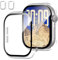2 Stück Schutzhülle mit Apple Watch 10 42mm Displayschutz, Slim Guard Bumper Full Coverage Hard PC Protective Cover HD Ultra-Thin Cover für iWatch 10 42mm