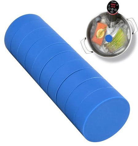 Sous Vide Beschwerungsmagnete – Set mit 4 lebensmittelechten Magneten mit Silikonbeschichtung | langlebiges und schweres Küchenzubehör für Sous-Vide-Maschinen zum Kochen bei niedriger Temperatur.