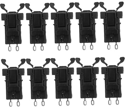 CHILDWEET 10pcs Kitchen Bin Lid Buckle Push Latches for Bins Plastic Latch Replacement for for