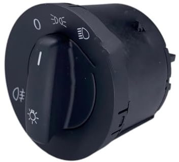 GLILAR Lichtschalter Scheinwerfer Kompatibel Mit VW Für Touran 2003 2004 2005 2006 Scheinwerfer-Steuerschalter Nebelscheinwerfer-Lampen-Knopf-Knopf-Ersatzteil 1T0941431B