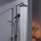 GAOZHI Colonna Doccia senza Miscelatore Set Doccia Completo Sistema Doccia a Pioggia Colonna Doccia Regolabili Doccetta 26cm