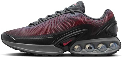 NIKE Air Max DN Men's Trainers Sneakers HM0708 (Black/University Red/Iron Grey 002) UK 9 (EU 44)