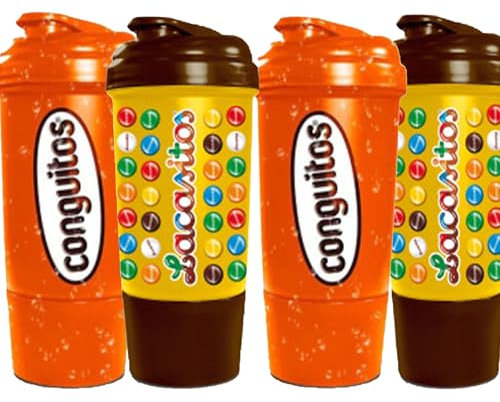 Pack 4 shakers:2 lacasitos+2 conguitos 500 ml
