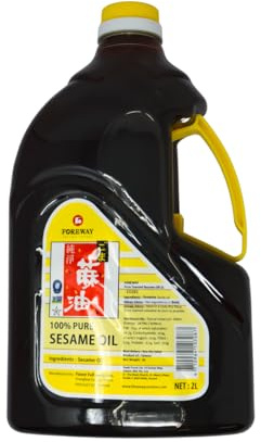 FOREWAY 100% Pure Toasted Sesame Oil 2L | Authentic Asian Cooking Oil