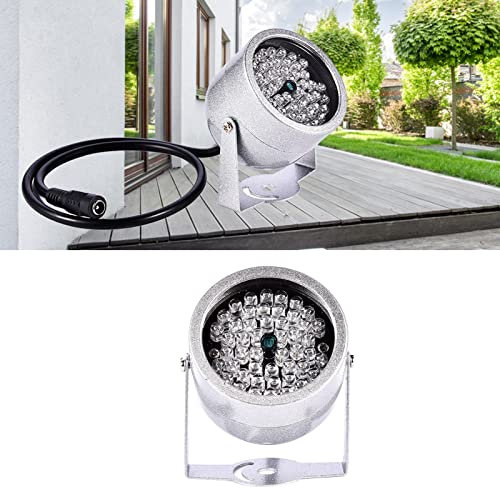 Illuminateurs IR, 48 Lumières LED IR Lumière Infrarouge Lumière Infrarouge Extérieure avec Lumière de Nocturne Infrarouge pour Caméra de sécurité CCTV