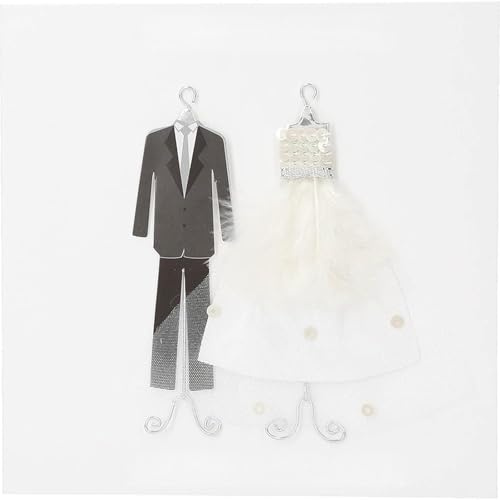 Depesche 13593.49 Klappkarte Paper Love Glückwunsch-Karte zur Hochzeit, mit passendem Spruch und bunten Designs, ohne Innentext, Klappkarte inkl. Umschlag