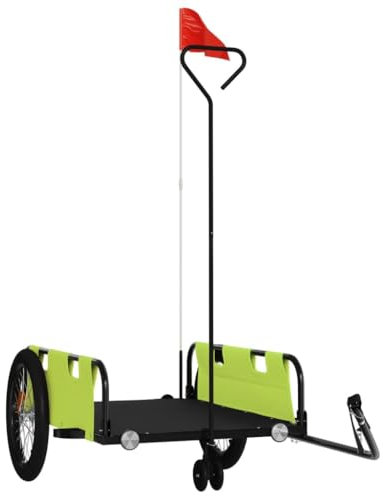 Fahrradanhänger aus Oxford-Gewebe & pulverbeschichtetem Eisen - Leicht, robust & wetterfest - Ideal für Familien & Outdoor-Abenteuer
