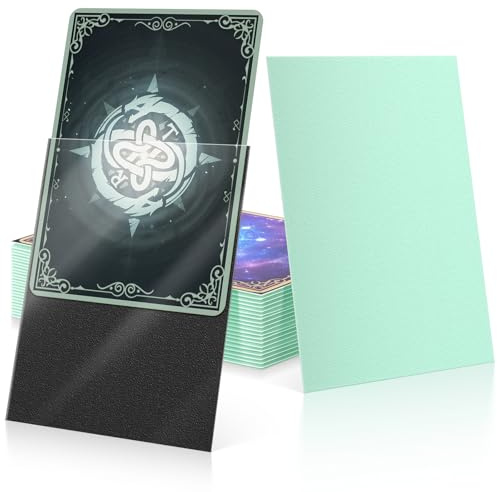 100 Pack Matte Dual Colour Penny Trading Card Sleeves | 66 x 91 mm Standard Size Card Protector Sleeves, Penny Sleeves, Photocard Soft Sleeves, Fit for Sport, MTG/TCG, Game Cards