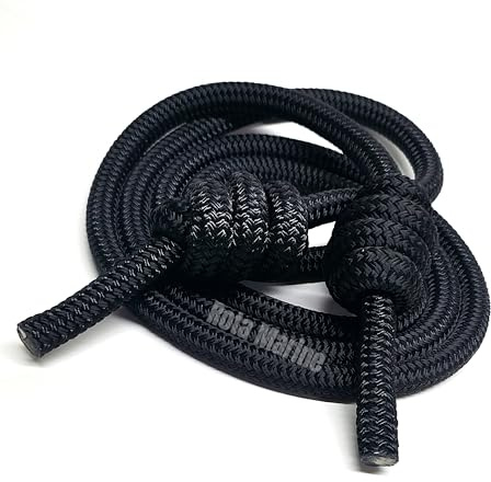 Flow Rope for Fitness High Performance Double Braid Workout Adjustable Flow Jump Rope for Men Women Training Indoor Outdoor Cardio Exercise Rope