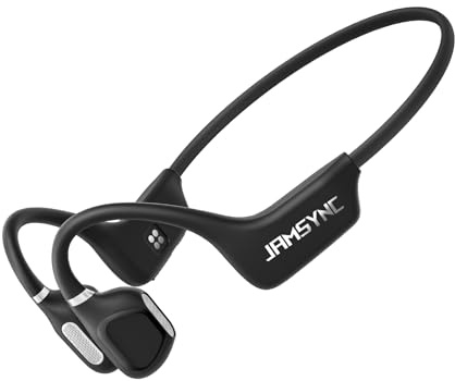 Jamsync Air Conduction Headphones, Running Headphones Bluetooth 5.4 | 22g Lightweight Comfort Fit, 14H Battery & IPX5 Waterproof Sports Headphones for Running, Cycling, Gym, Walking