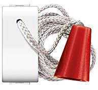 ELETTROCANALI MY LIFE PULSANTE UNIPOLARE A TIRANTE BIANCO