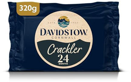 Davidstow Crackler Cornish Extra Mature Cheddar Cheese 320 g