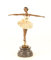 clever-deko Bronze Ballerin Tänzerin Mehrfarbig Jugendstil Gründerzeit Repro Skulptur Statue Bronzefigur Figur