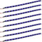 Qiorange 8 X 30cm 15SMD Blau LED Auto KFZ Innenbeleuchtung Streifen Strip Leiste Lichterkette Wasserdicht DC 12V (Blau 8pcs)